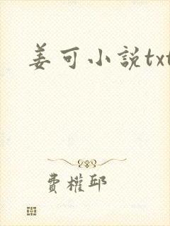 姜可小说txt