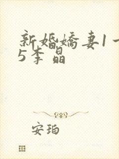 新婚娇妻1一25李晶