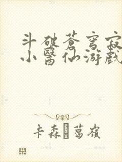 斗破苍穹寂寞的小医仙游戏世界