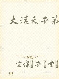 大汉天子第一部