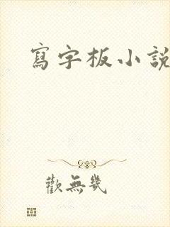 写字板小说