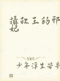 摄政王的邪医魔妃