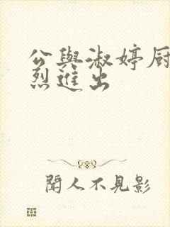 公与淑婷厨房猛烈进出