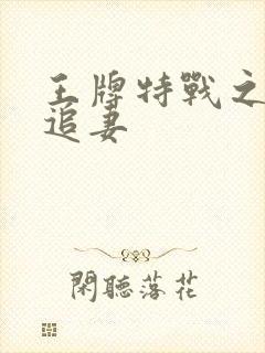 王牌特战之军少追妻