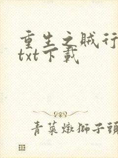 重生之贼行天下txt下载