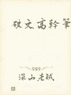 破文高干笔趣阁