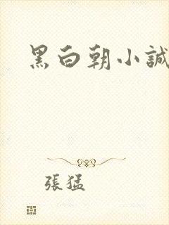 黑白朝小诚