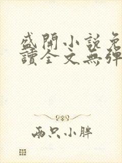 盛开小说免费阅读全文无弹窗