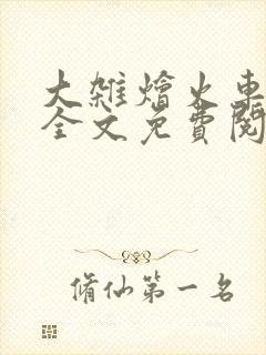 大杂烩火车小说全文免费阅读