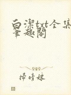 白洁txt全集笔趣阁