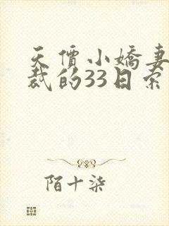 天价小娇妻,总裁的33日索情全文免费