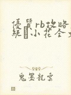 优质rb攻略系统寀小花全文免费阅读