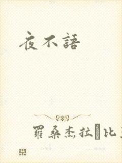 夜不语