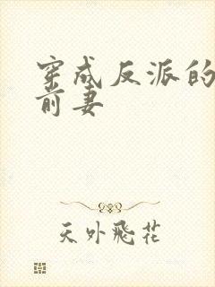 穿成反派的炮灰前妻