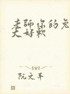 老师你的兔子好大好软