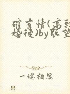 确有情(高干 婚后)by既望笔趣阁