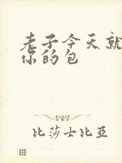 老子今天就要开你的包