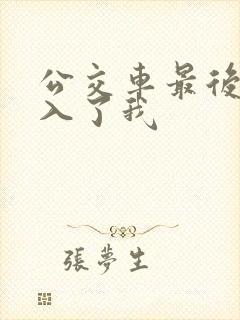 公交车最后一排入了我