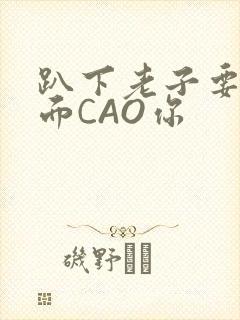 趴下老子要从后面CAO你