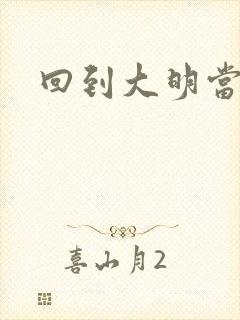 回到大明当才子