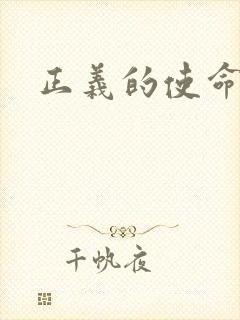 正义的使命小说