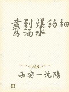 黄到爆的细节描写滴水