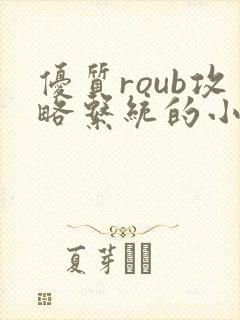 优质roub攻略系统的小说全文阅读