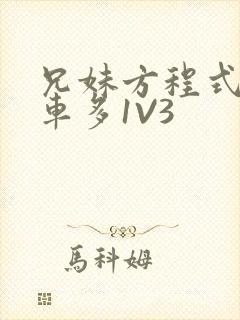 兄妹方程式多R车多1V3