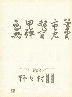 龟甲超市笔趣阁无弹窗免费阅读