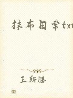 抹布日常txt