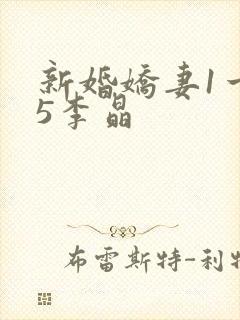 新婚娇妻1一25李晶