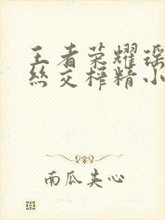 王者荣耀瑶足控丝交榨精小说