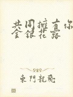 共同拥有你by金银花露