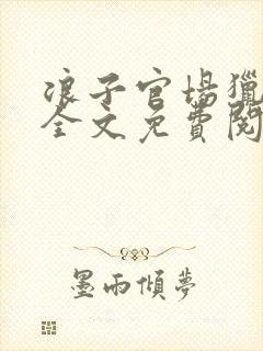 浪子官场猎艳记全文免费阅读