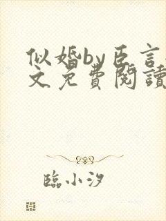 似婚by臣言全文免费阅读笔趣阁