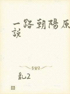 一路朝阳原著小说