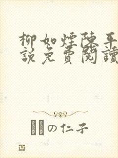 柳如烟陈平安小说免费阅读全文