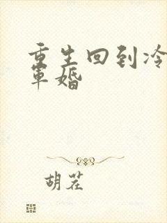 重生回到冷战前军婚