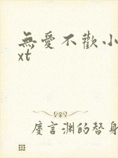 无爱不欢小说txt