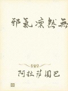 邪气凛然无弹窗