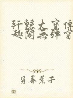 轩辕大宝传奇笔趣阁无弹窗