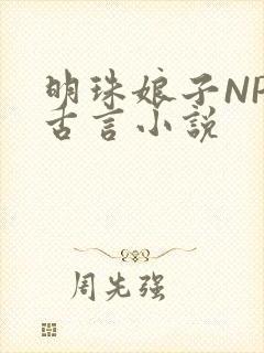 明珠娘子NPC古言小说