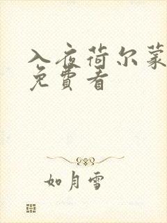 入夜荷尔蒙电影免费看