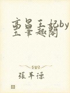 高昌王妃by黛玉笔趣阁