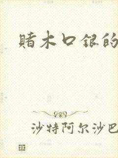 赌木口银的小说