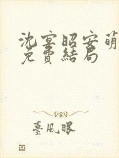 沈宴昭安萌全文免费结局