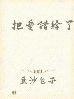 把爱错给了你