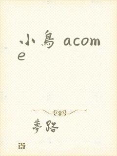 小鸟 acome