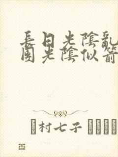 长日光阴乱作一团光阴似箭免费阅读