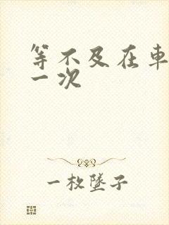 等不及在车里做一次